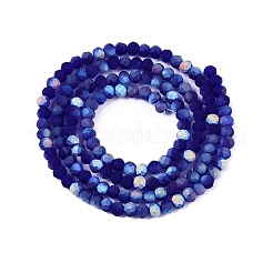Chapelets de perles en verre transparente  &nbsp;LS-EGLA-A044-T2mm-MB06