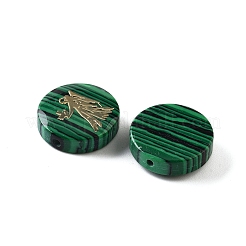 Синтетические малахитовые шарики G-F775-D12