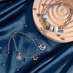 80 шт. шарм-шарм из нержавеющей стали 304&nbsp;STAS-SC0010-03P