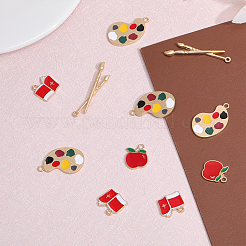 32 шт. 4 подвески из сплава цинковой эмали в стиле зина ENAM-CA0001-50