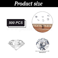 Кубического циркония кабошоны&nbsp;ZIRC-HY0001-18C