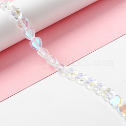 Прозрачный стеклянный бисер нить GLAA-F112-03G