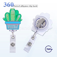 Катушка для значков из акрила и АБС-пластика со стразами и эффектом зыбучих песков&nbsp;AJEW-SZ0002-48D