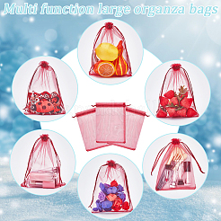 50 pz grandi sacchetti in organza per scarpe portatili&nbsp;OP-SP0001-03C-04