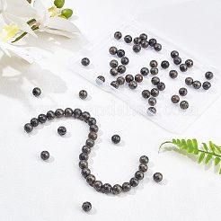 Природного пирита бисер нитей G-OC0001-83