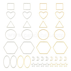 40 шт. 16 соединительных кольца из сплава&nbsp;FIND-PJ0001-27