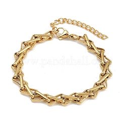 Браслеты-цепочки из нержавеющей стали 304 для женщин&nbsp;BJEW-Z143-13G