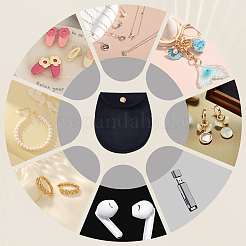 14 шт. бархатные мешочки для хранения украшений с кнопками&nbsp;ABAG-GA0001-34B