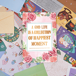 Деревянная папка с 2 кольцом DIY-WH0547-048