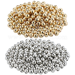 400шт 2 цвета пластиковые бусины ccb CCB-PA0001-15