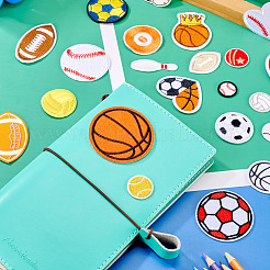 27 шт. 27 стиля спортивной тематики компьютерная вышивка тканевые нашивки&nbsp;PATC-TA0001-11