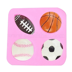 Спортивные мячи пищевые силиконовые Молды&nbsp;DIY-I041-01