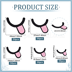 250шт 5 стиля фетровых поделок&nbsp;FIND-PH0027-64