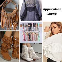 1 шт. замшевая тканевая лента с кисточками&nbsp;OCOR-GF0005-60A-04