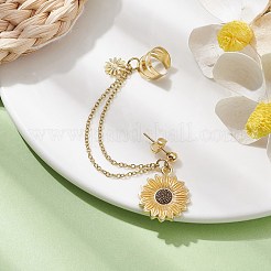 Цепочки для сережек-манжет из нержавеющей стали 304 EJEW-JE05640-03