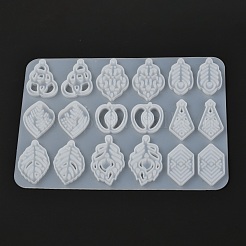 Кулон силиконовые Молды&nbsp;X-DIY-L021-71