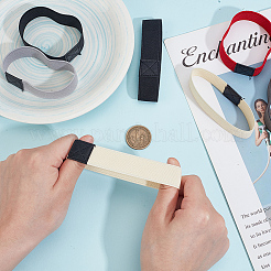 5 пара двухцветных эластичных полиэстеровых шнурков с искусственными кожаными резинками&nbsp;FIND-DR0001-16