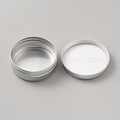 Flache runde Kerzendosen aus Aluminium&nbsp;AJEW-WH0166-28A-03