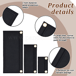 4шт. прямоугольный войлочный органайзер для кошелька FIND-DR0001-97A