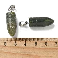 Pendentifs pointus en jade naturel du sud&nbsp;G-B127-18P-01