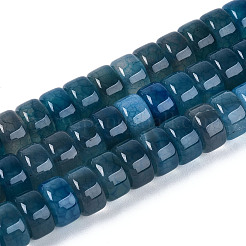 Окрашенные естественный агат бисер пряди&nbsp;G-T143-17N