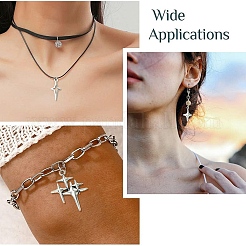 100 шт. 4 стиля полые подвески из сплава в тибетском стиле&nbsp;FIND-YW0007-99