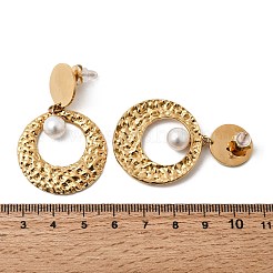 Boucles d'oreilles pendantes en acier inoxydable 304&nbsp;EJEW-K296-09G