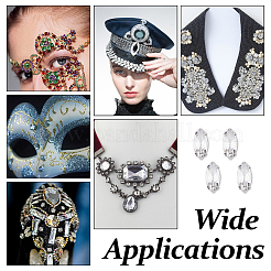 120 шт. пришивной стразы в виде конского глаза RGLA-DC0001-07B