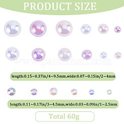 Кабошоны из смолы&nbsp;RESI-WH0029-14C