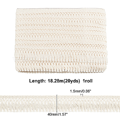 Ruban pompon en coton&nbsp;OCOR-WH0060-30