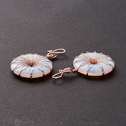 Натуральный и синтетический драгоценный камень большие подвески G-P459-01G