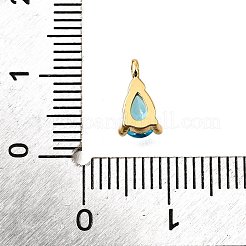 Pendentifs avec zircon cubiques à micro-pavés en laiton&nbsp;KK-D356-08E-G