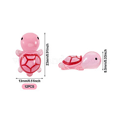 12 шт. светящиеся полупрозрачные смоляные кабошоны в виде морских животных&nbsp;RESI-TA0004-56D