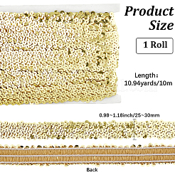 Отделка блестками из полиэстера&nbsp;OCOR-WH20012-79C