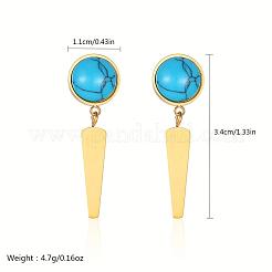 Серьги-гвоздики из богемской нержавеющей стали WG0840-1