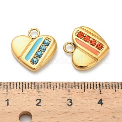 Подвески из нержавеющей стали 304 с эмалью&nbsp;STAS-K306-51G