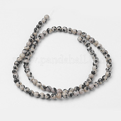 Естественно Далматин яшма шарик нити&nbsp;G-G735-68-4mm