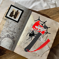 1 шт. акриловые закладки с кисточкой из крови&nbsp;AJEW-CP0009-57B