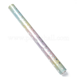 虹色のグラデーションの誕生日プレゼントの包装紙  長方形  スター  430x0.1mm  3 m /ロール&nbsp;DIY-FZC0002-03B