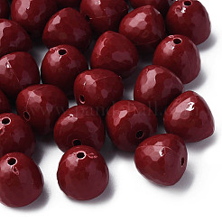 Непрозрачные акриловые бусины MACR-S373-10A-A01