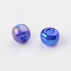 (Umverpackungsservice verfügbar) runde Glasperlen&nbsp;SEED-C016-4mm-168
