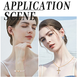 18 комплект из 3-х видов экологически чистых латунных застежек для часовых ремешков KK-BBC0008-43