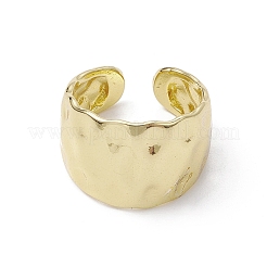 Стойка покрытие латунь открытые манжеты кольца RJEW-K257-33G