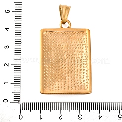 Подвески из нержавеющей стали 304 со стразами&nbsp;STAS-P372-04G