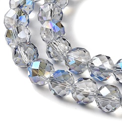 Нити гальванических бусин с полурадужным покрытием EGLA-H104-08A-HR01