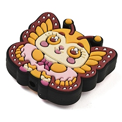 Фокальные бусины из пищевого силикона SIL-F013-14