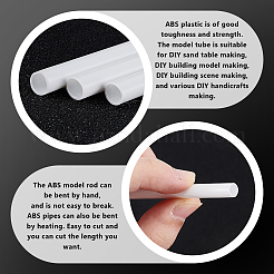 30 шт. круглая трубка из АБС-пластика&nbsp;KY-OC0001-44C