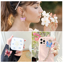 Набор для изготовления висячих сережек-бабочек своими руками&nbsp;DIY-TA0006-34