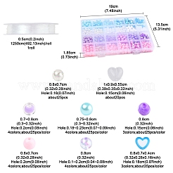 Наборы для изготовления браслетов из круглых бусин своими руками DIY-FS0008-80