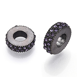 Сплавочные европейские бусины&nbsp;MPDL-S067-24EB-A